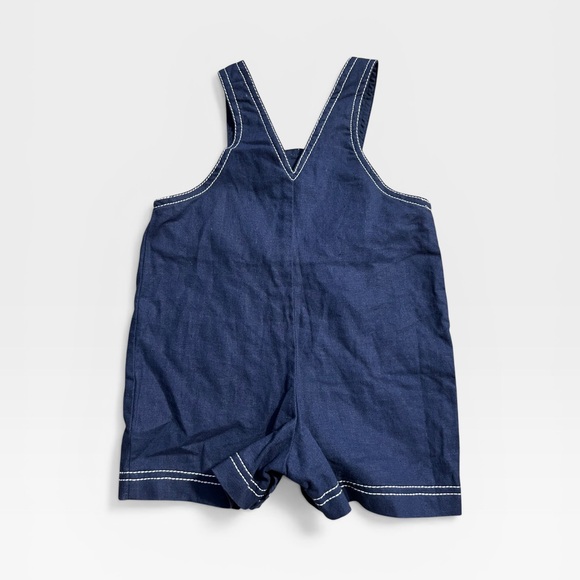 Navy Nautical Overalls Boys 2T - Picture 2 of 6